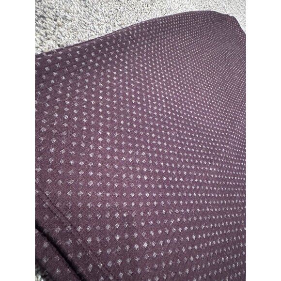 Free People Ludlow Burgandy Polka Dot Curvehuggin Knit Pencil Skirt Sz XS EUC - Picture 4 of 7